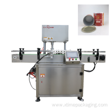 Fully automatic tin metal can flanging machine